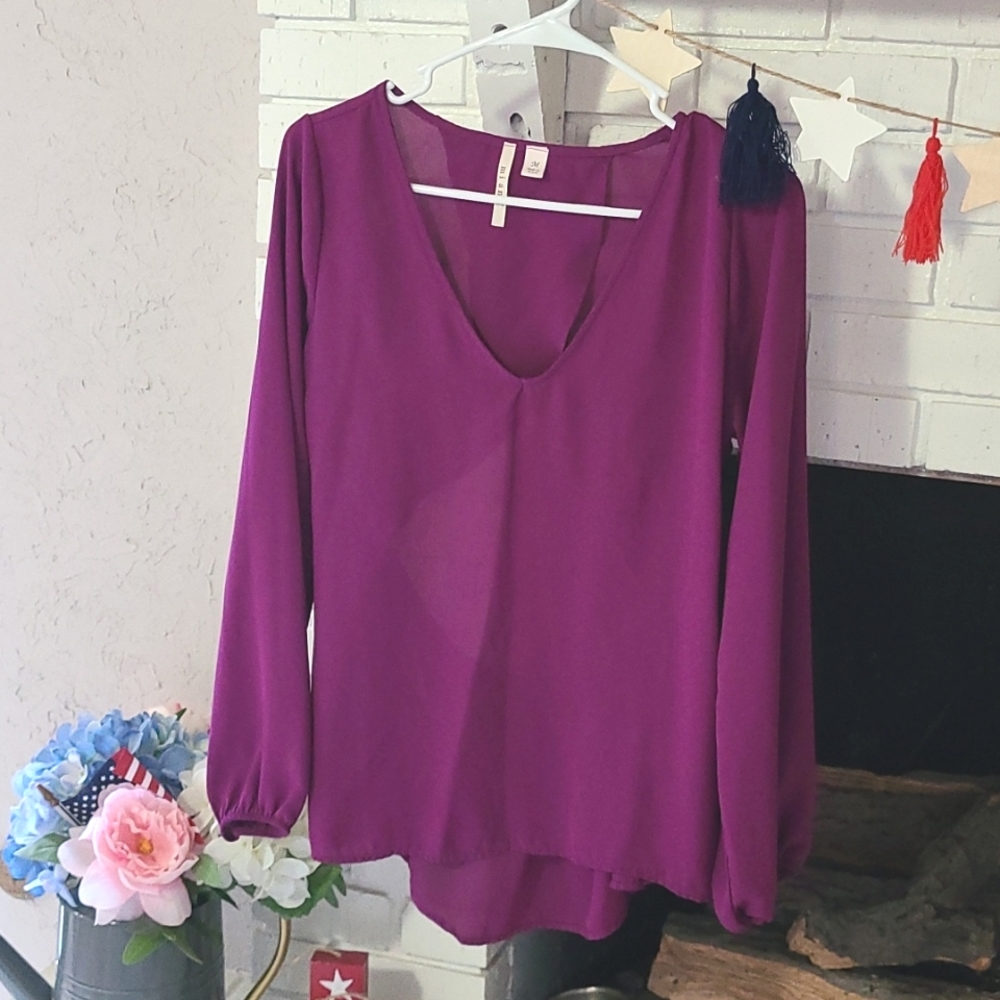 Crisscross Back Blouse